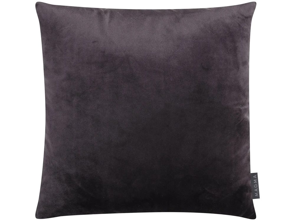 Magma Kissenhülle Samt Anthrazit 40x40 cm Grau | Schubiger Möbel