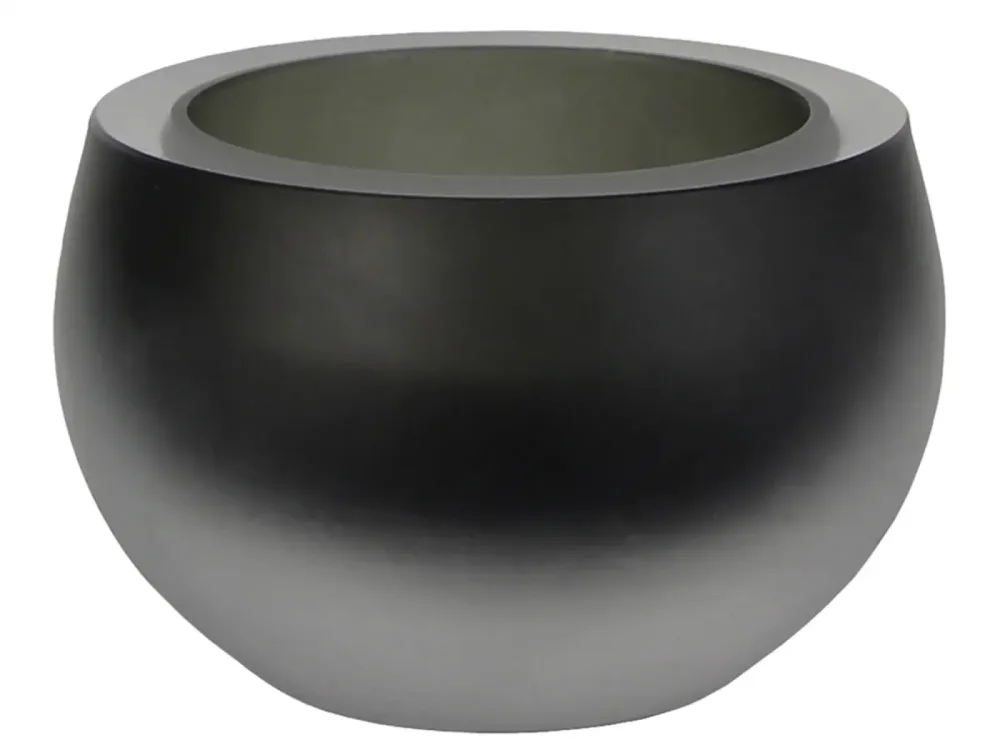 Kaheku Windlicht Olson Grau/matt H: 6 cm  | Schubiger Möbel