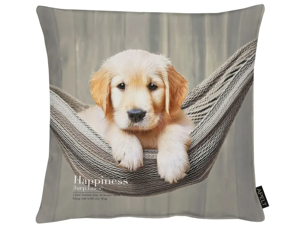 Apelt Kissenhülle Buddy Taupe 45x45 cm Braun | Schubiger Möbel
