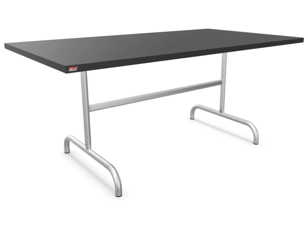 Schaffner Metall-Tisch Säntis Feuerverzinkt Grau | Schubiger Möbel