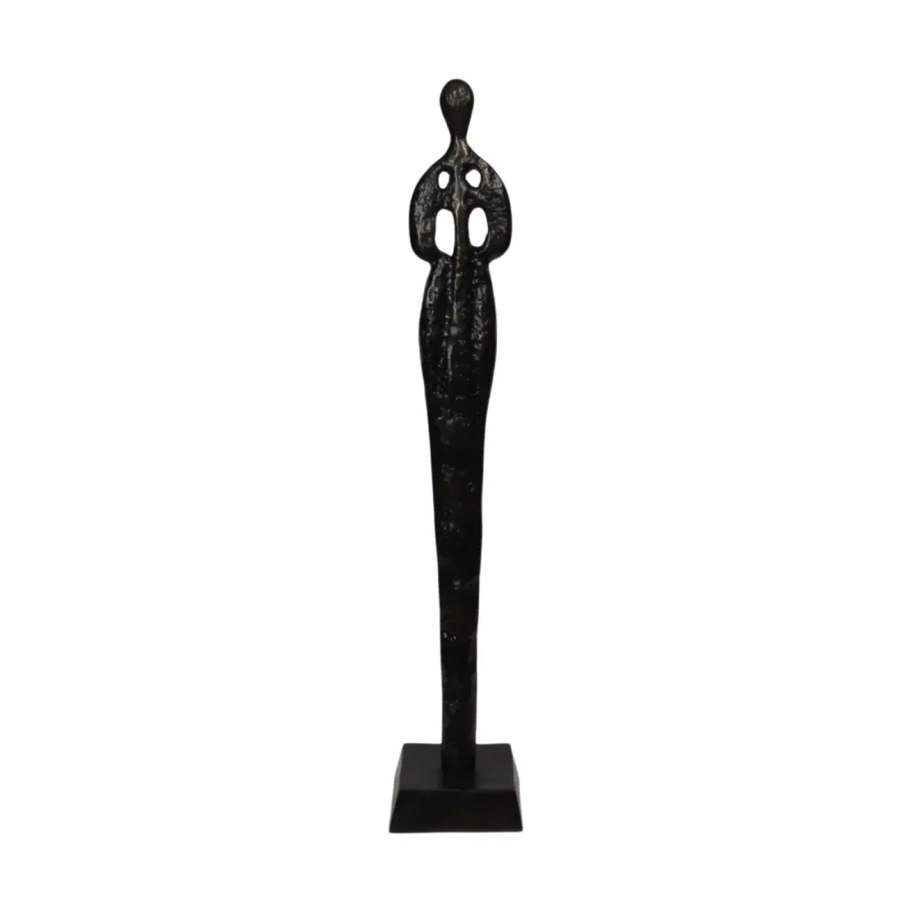 Decofinder Figur Statue, Schwarz  | Schubiger Möbel