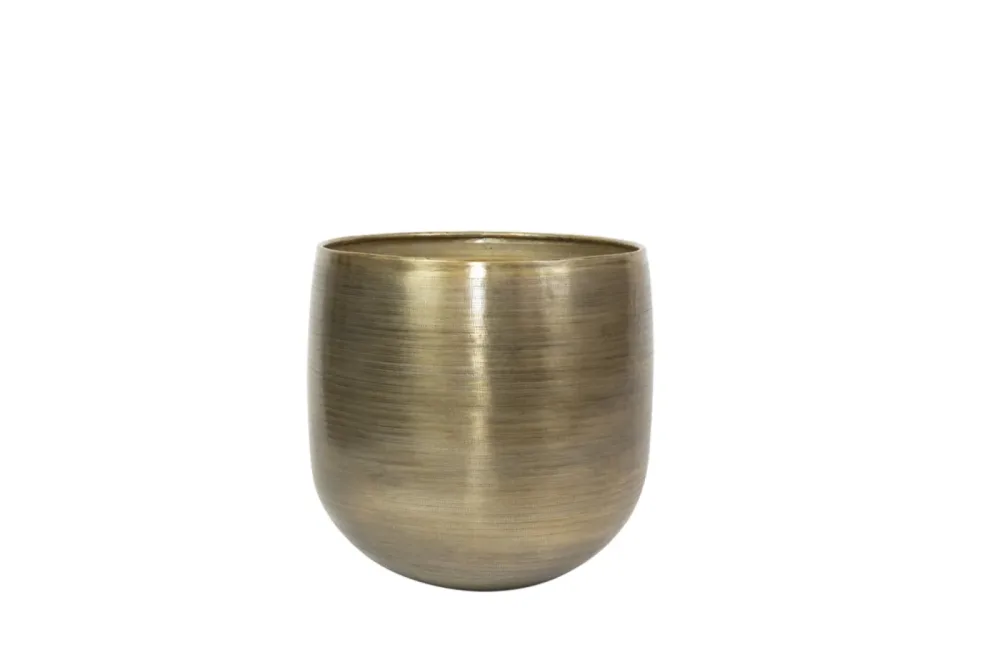 Decofinder Pflanzengefäss Rowen, Übertopf, Gold B: 13 cm  | Schubiger Möbel
