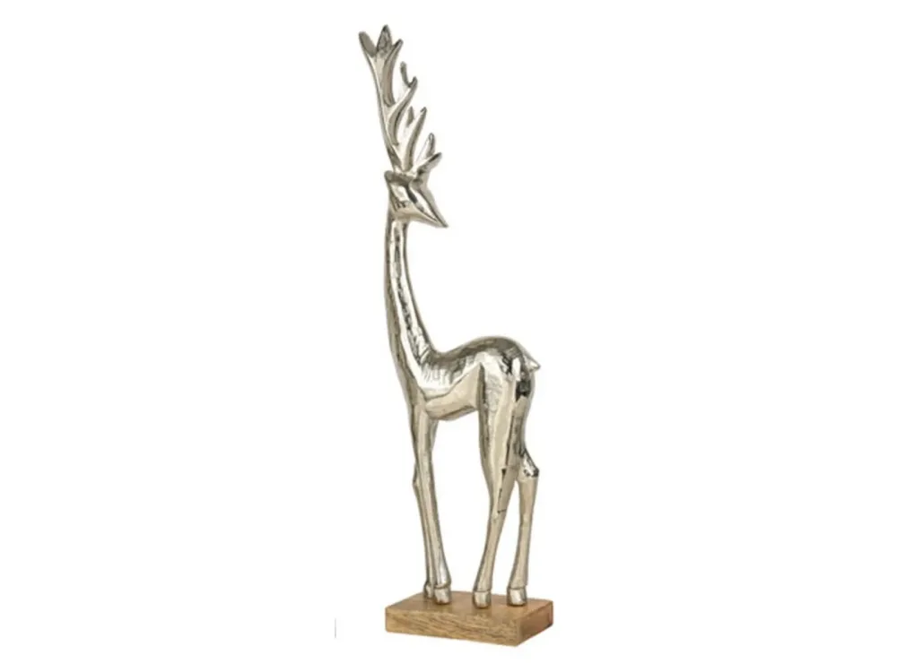 Decofinder Figur Hirsch, Aluguss  | Schubiger Möbel