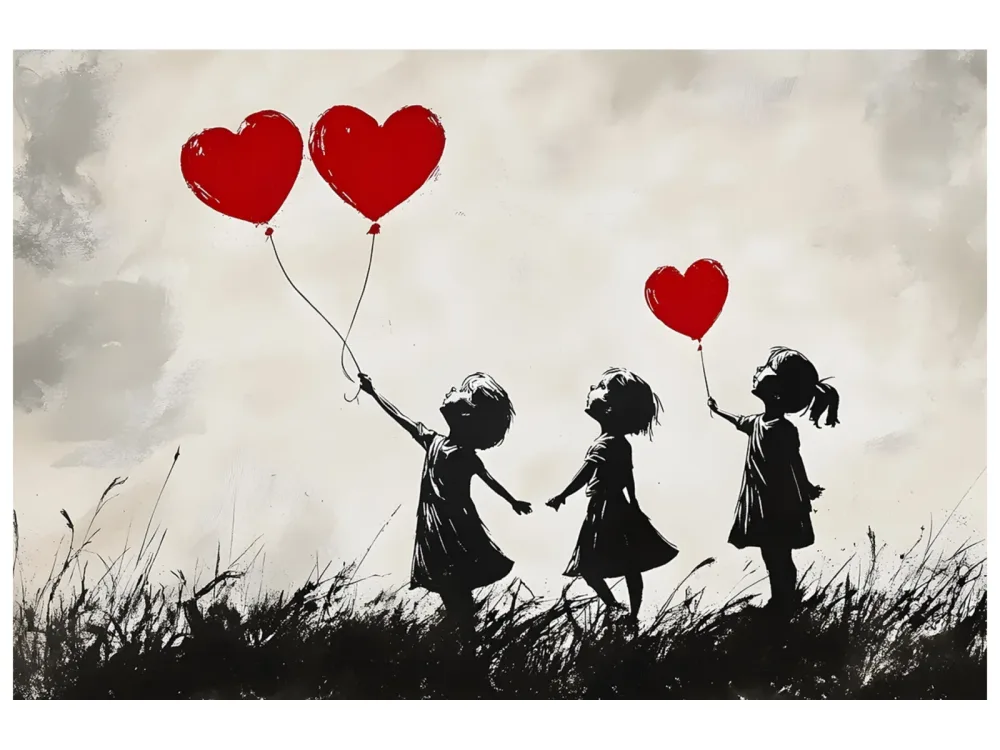 image LAND Canvas Love Balloons  | Schubiger Möbel