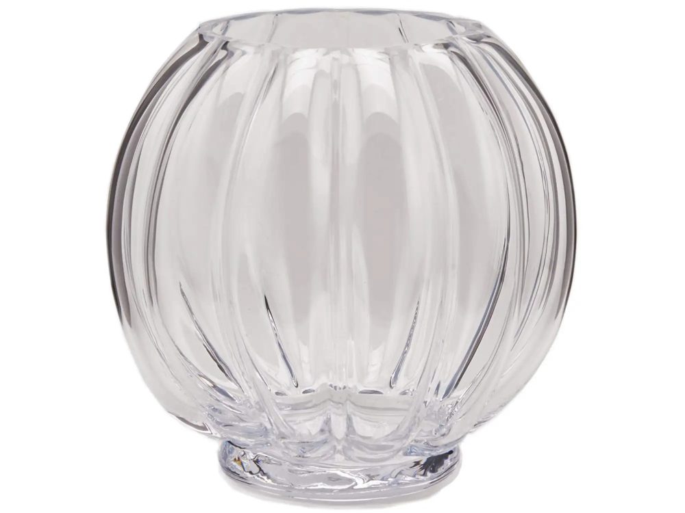 Edg Vase Kugelvase mit Rillen H: 29 cm  | Schubiger Möbel