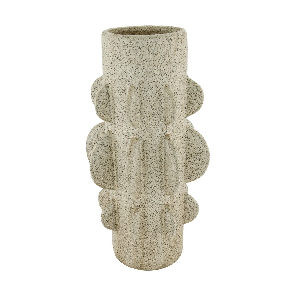 Decofinder Vase Keramik, Grau  | Schubiger Möbel
