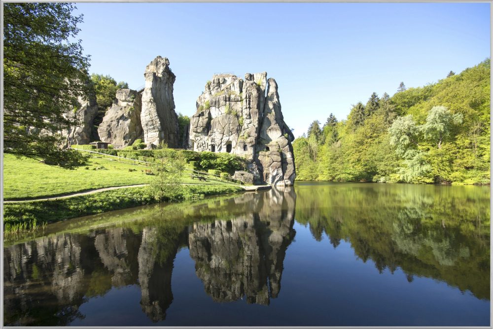 image LAND Bild mit Rahmen Externsteine Teutoburger Wald  | Schubiger Möbel