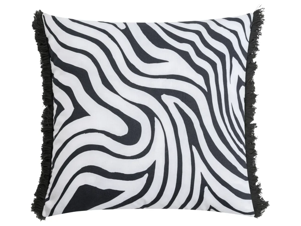 Magma Kissenhülle Blanco Schwarz 50x50 cm Schwarz | Schubiger Möbel