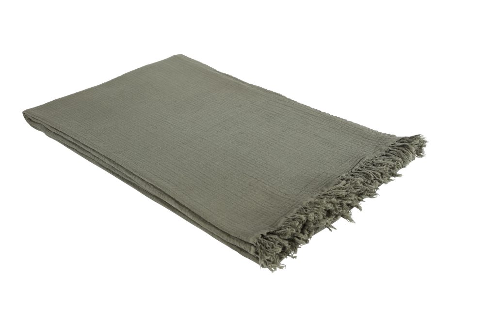Eskitex AG Plaid Nizza Oliv 140x210 cm  | Schubiger Möbel