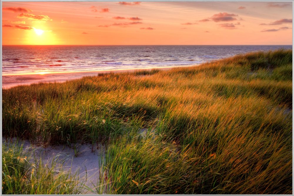 image LAND Bild mit Rahmen Sonnenuntergang am Meer 2  | Schubiger Möbel