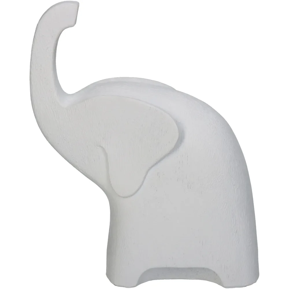 Kersten Objekt Elefant, Weiss H: 21 cm  | Schubiger Möbel
