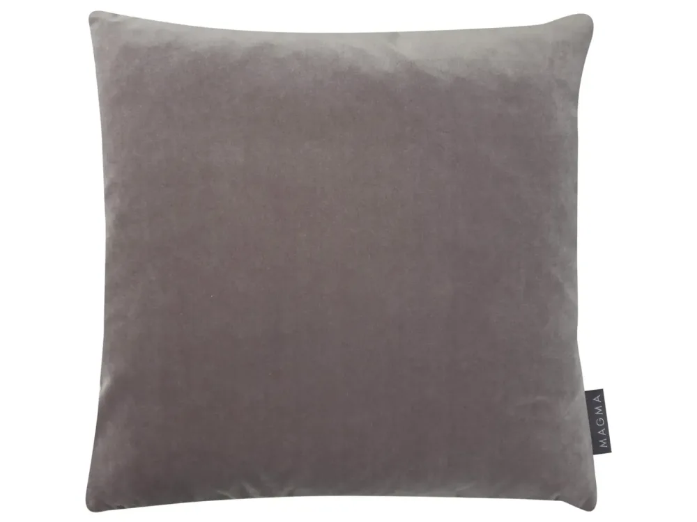 Magma Kissenhülle Samt Mittelgrau 40x40 cm Grau | Schubiger Möbel