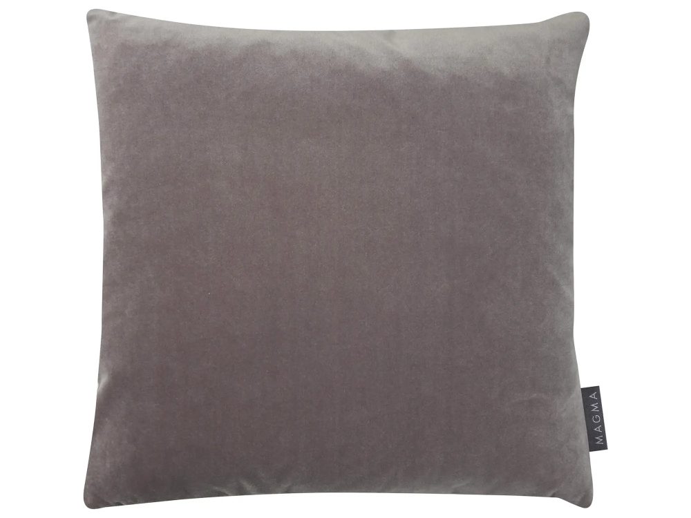 Magma Kissenhülle Samt Mittelgrau 40x40 cm Grau | Schubiger Möbel