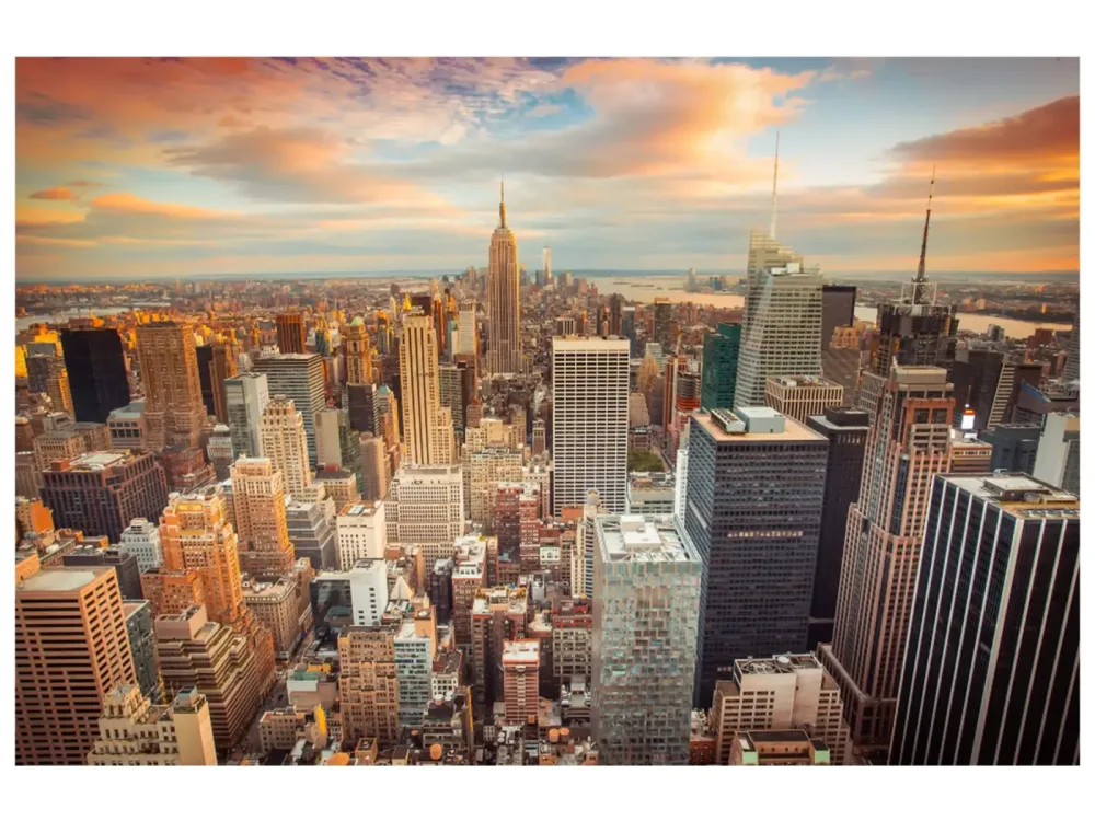 image LAND Digitaldruck auf Acrylglas New York Skyline  | Schubiger Möbel