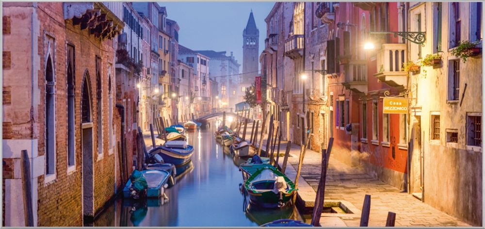 image LAND Bild mit Rahmen Venedig am Abend  | Schubiger Möbel