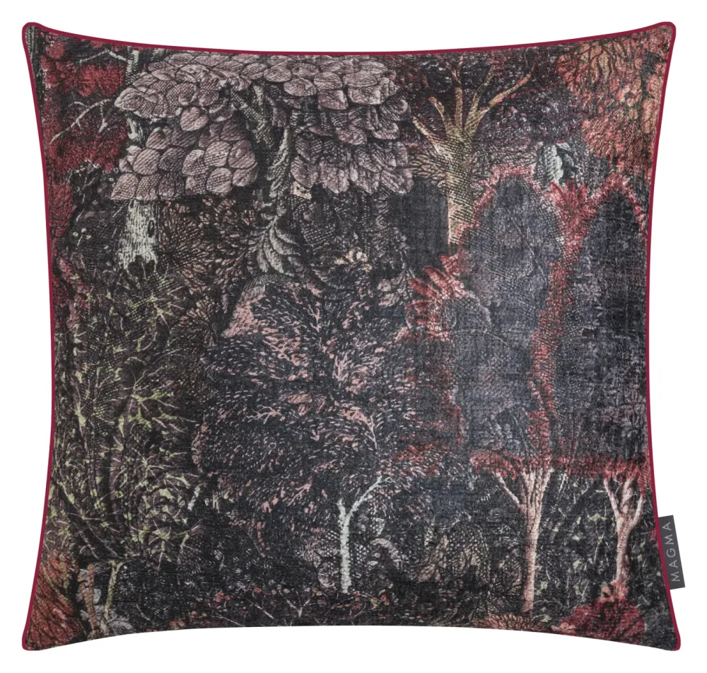 Magma Kissenhülle Lanya, Bordeaux 45x45 cm  | Schubiger Möbel