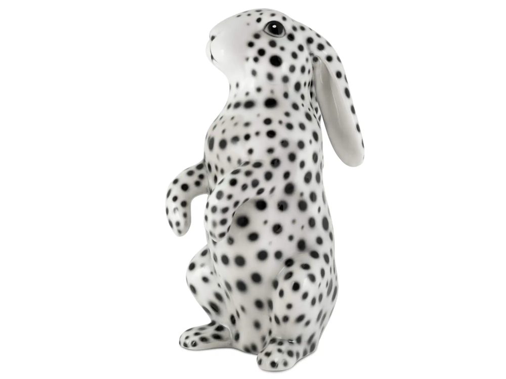 Abhika Figur Hase Ohren Hängend Getupft H: 37 cm  | Schubiger Möbel