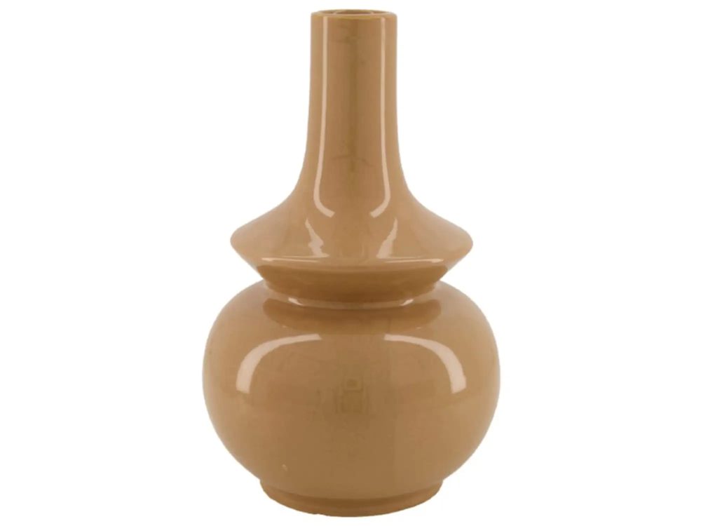 Dijk Vase Pagode, Braun H: 28 cm  | Schubiger Möbel