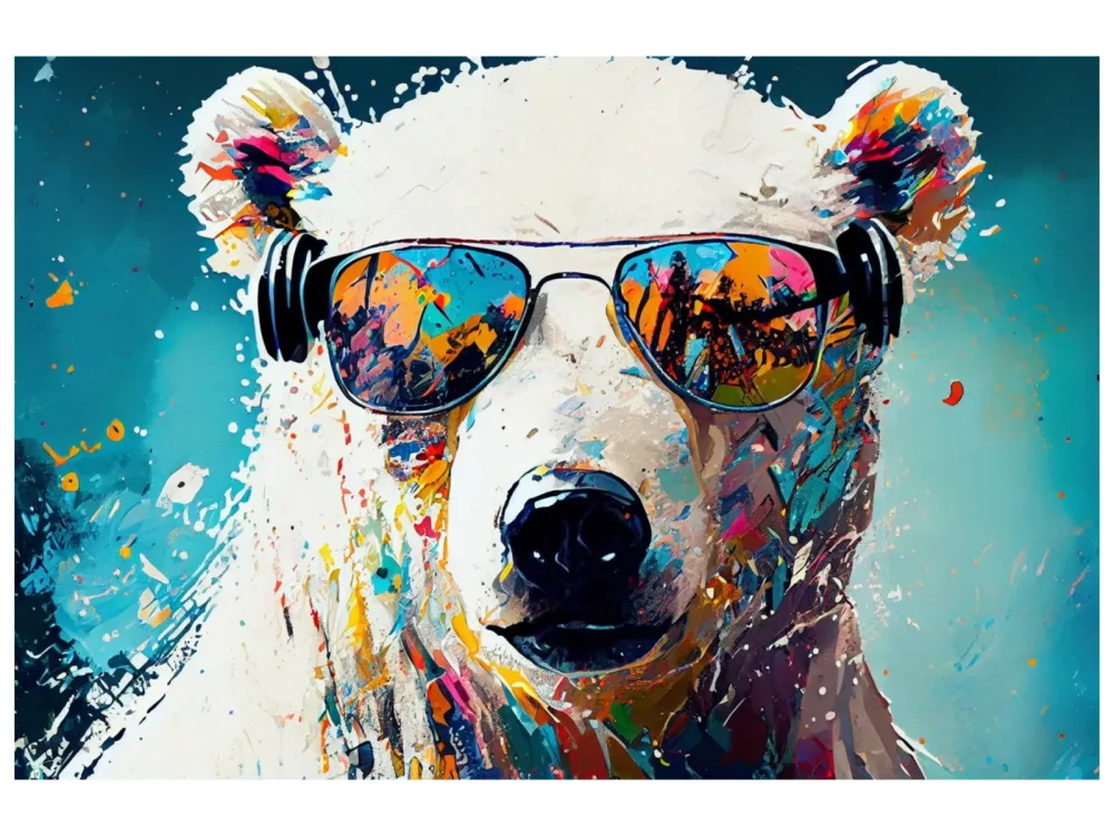 image LAND Canvas Cooler Eisbär  | Schubiger Möbel
