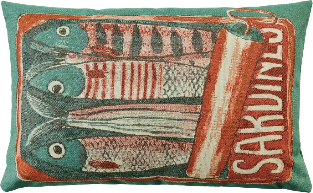 Sander AG Kissenhülle Scatola, Petrol 40 x 60 cm  | Schubiger Möbel