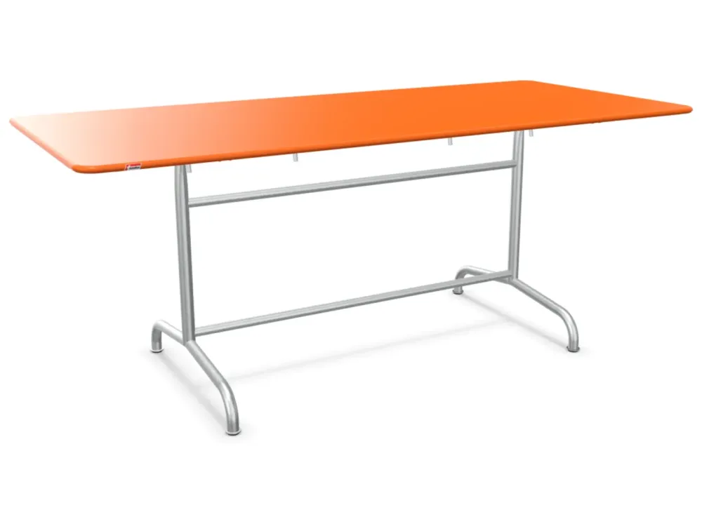 Schaffner Metall-Tisch Rigi Feuerverzinkt Orange | Schubiger Möbel