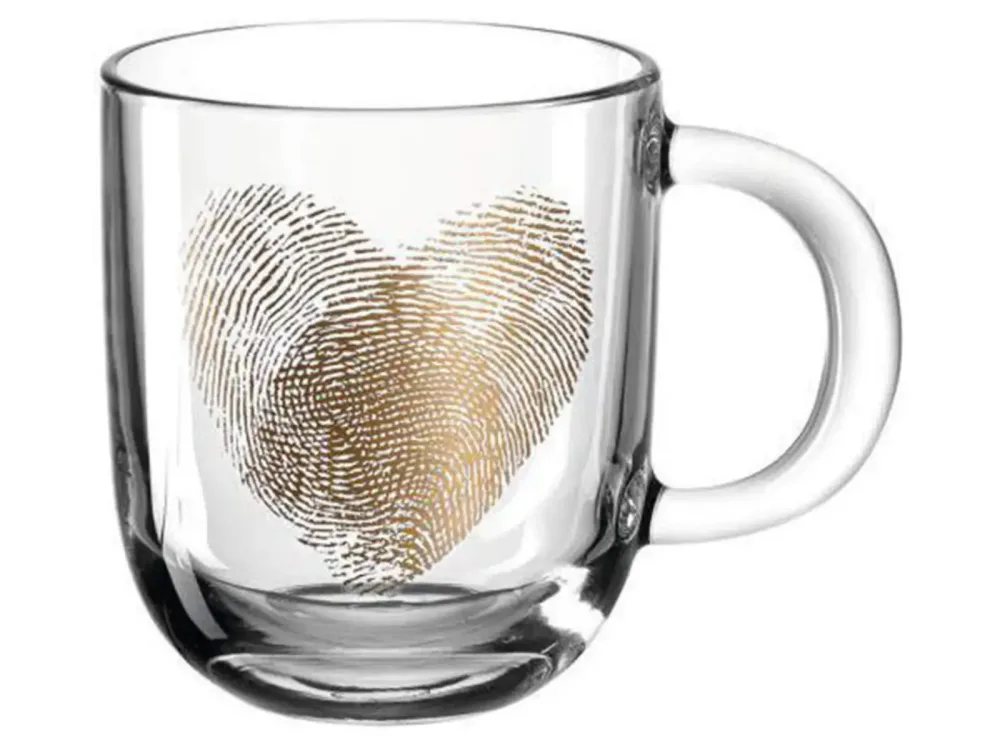 Alltron Kaffeetasse Emozione Heart 400 ml Transparent | Schubiger Möbel