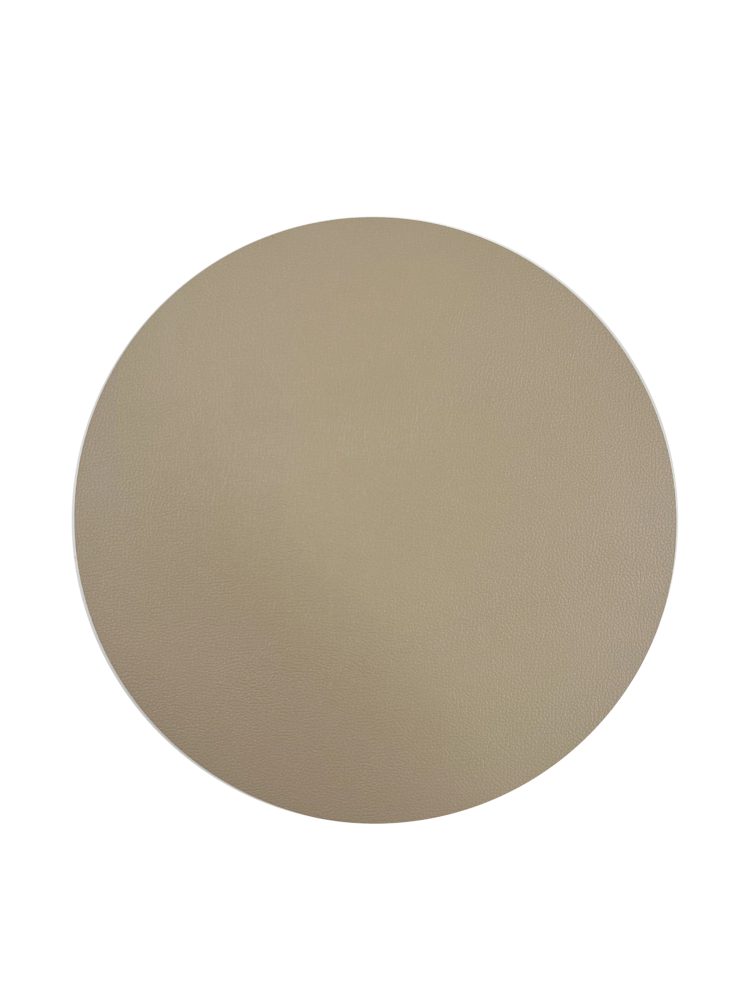 Kaheku Tischset Enola, Rund, Beige D: 38 cm  | Schubiger Möbel