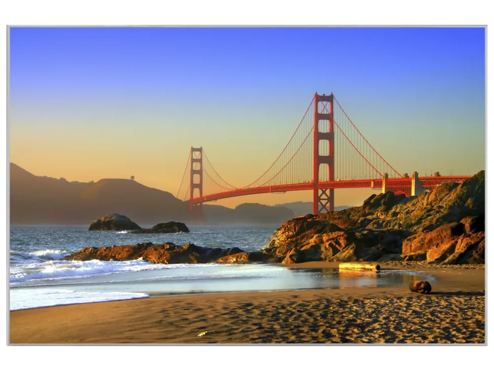 image LAND Bild mit Rahmen Golden Gate  | Schubiger Möbel