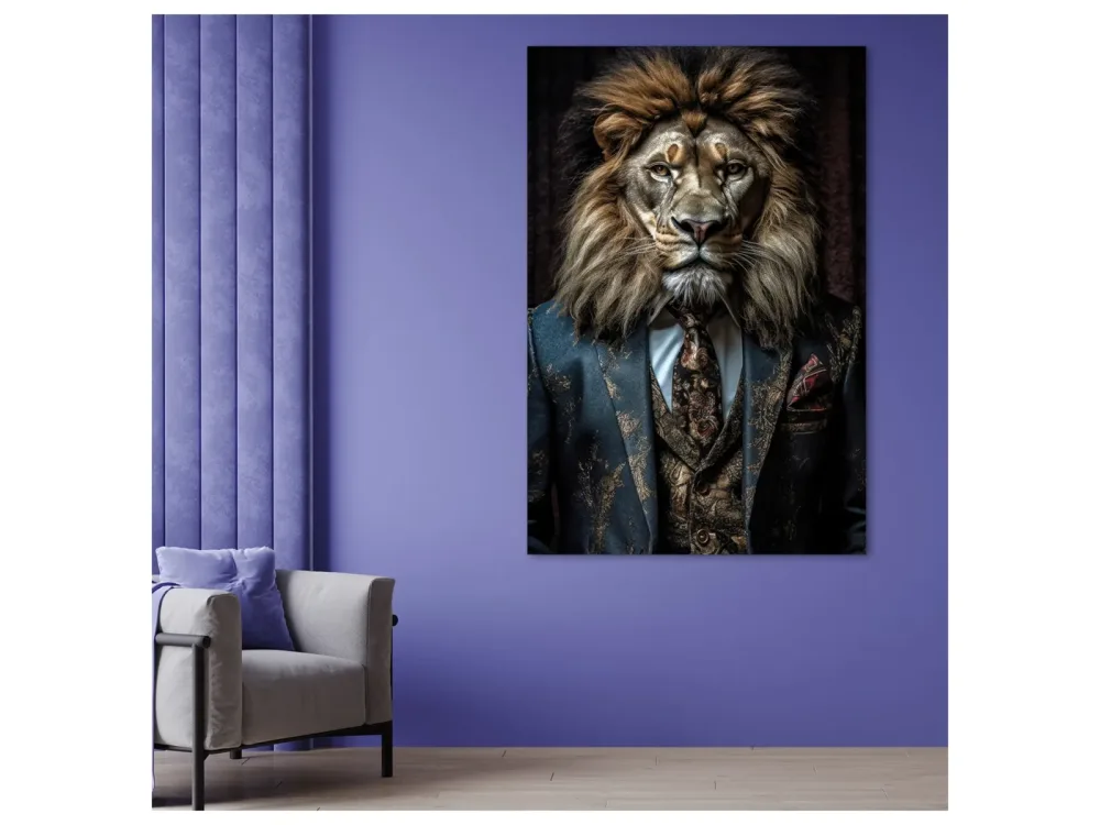 image LAND Acrylglasbild Stylish Lion  | Schubiger Möbel