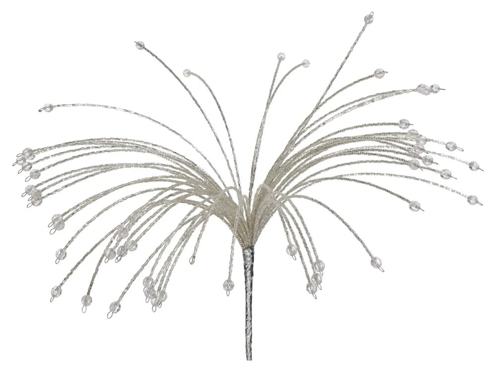 Kersten Kunstblume Perlenbüschel Silber H: 58 cm  | Schubiger Möbel