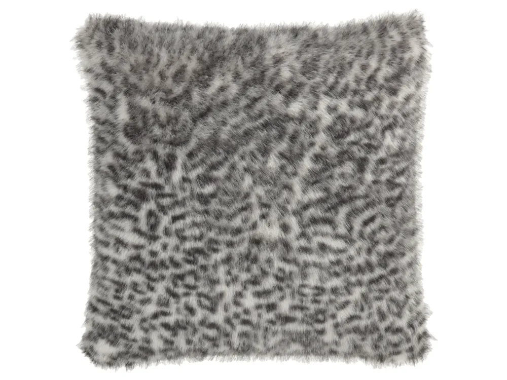 Stoeckel & Grimmler Zierkissenhülle Snow Leo, Grau-Weiss  B: 50 cm Mehrfarbig | Schubiger Möbel