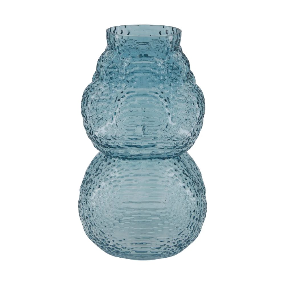 Decofinder Vase Glas, Blau  | Schubiger Möbel