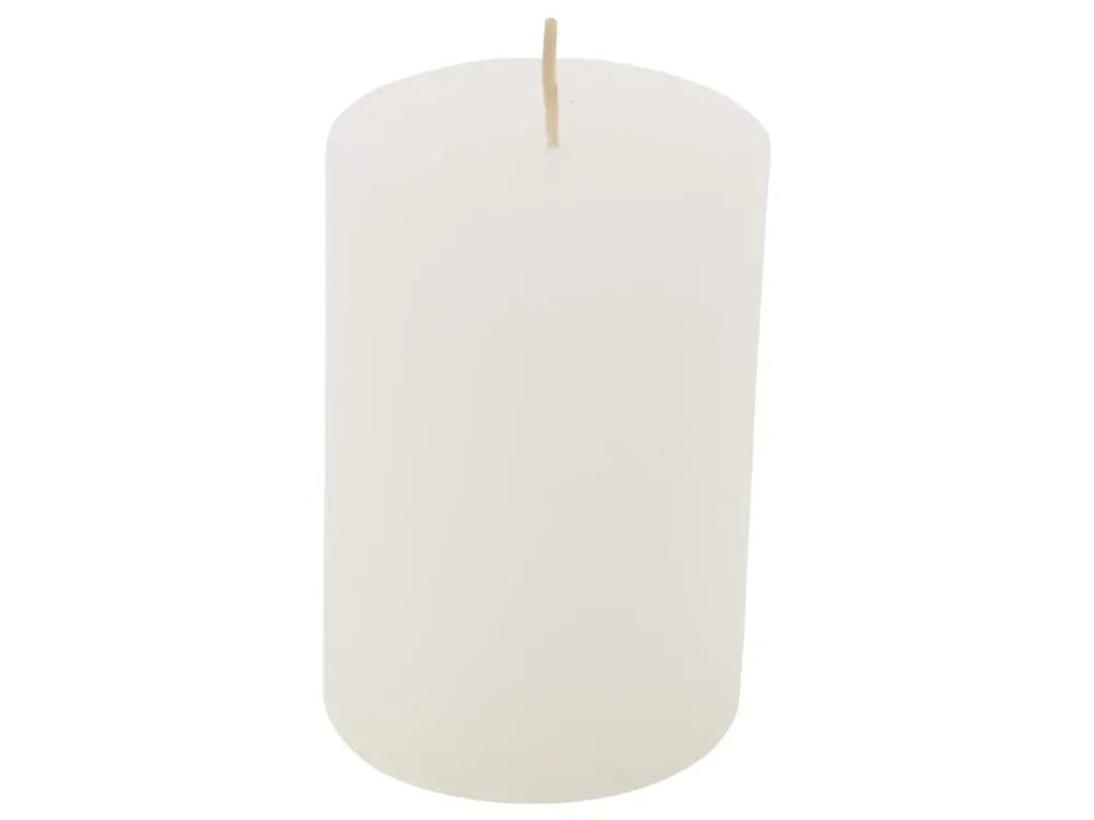 Kaheku Kerze Weiss 10 cm Weiss | Schubiger Möbel