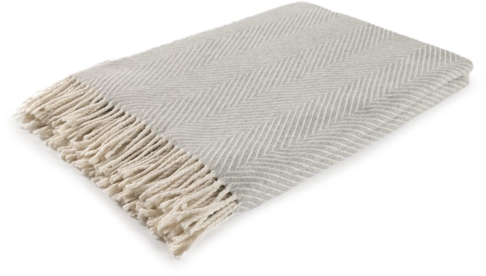 Magma Plaid Merida Grau 200x150 cm  | Schubiger Möbel