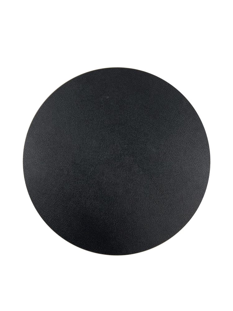 Kaheku Tischset Enola, Rund, Schwarz D: 38 cm  | Schubiger Möbel