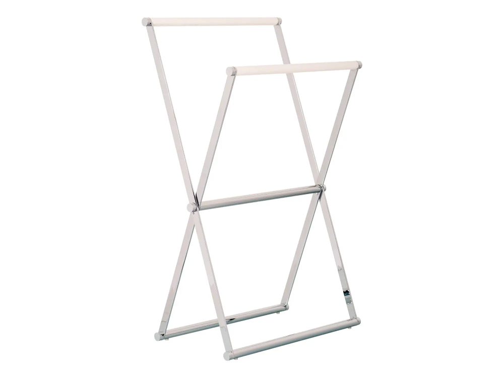 Joop Handtuchständer Chrom Weiss Weiss | Schubiger Möbel
