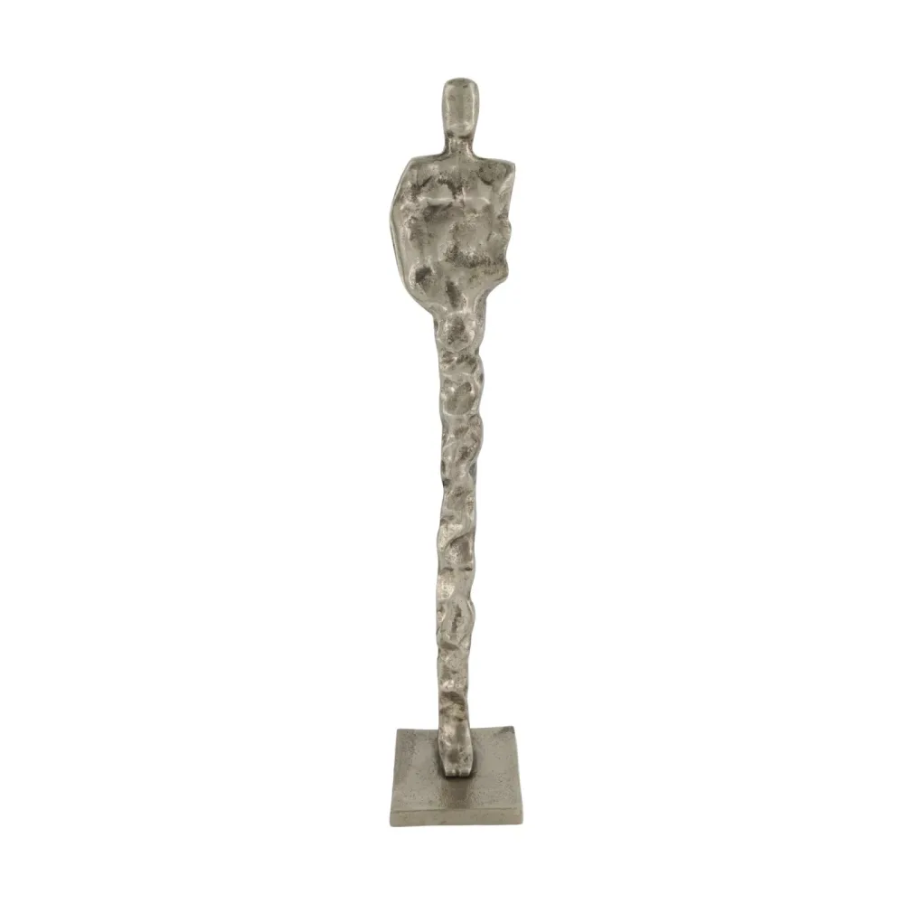 Decofinder Figur Statue, Silber  | Schubiger Möbel