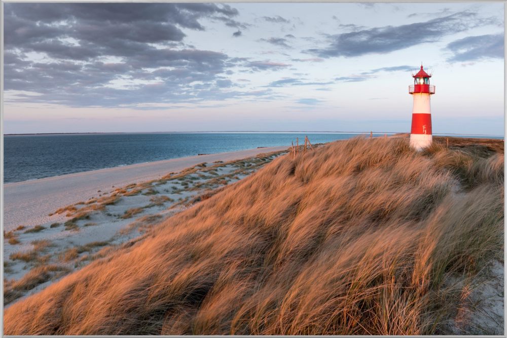 image LAND Bild mit Rahmen Leuchtturm Sylt, List Ost 3  | Schubiger Möbel