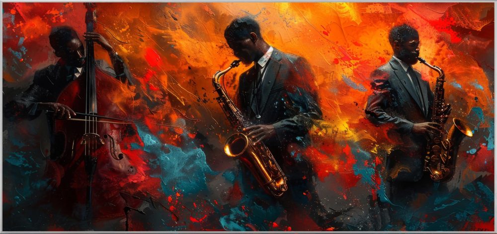 image LAND Bild mit Rahmen Furios Jazz  | Schubiger Möbel