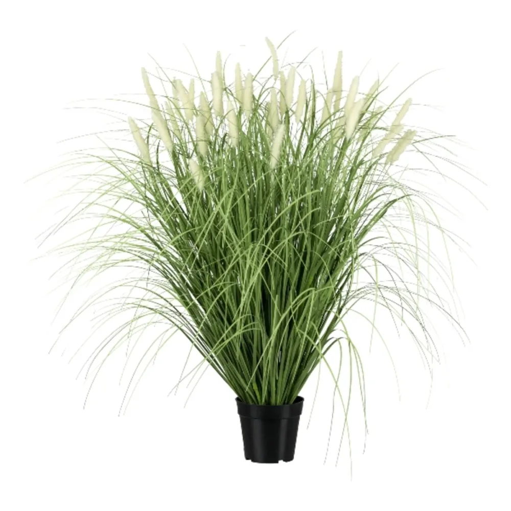 Gasper Kunstpflanze Pennisetum-Gras im Topf, Grün H: 90 cm  | Schubiger Möbel