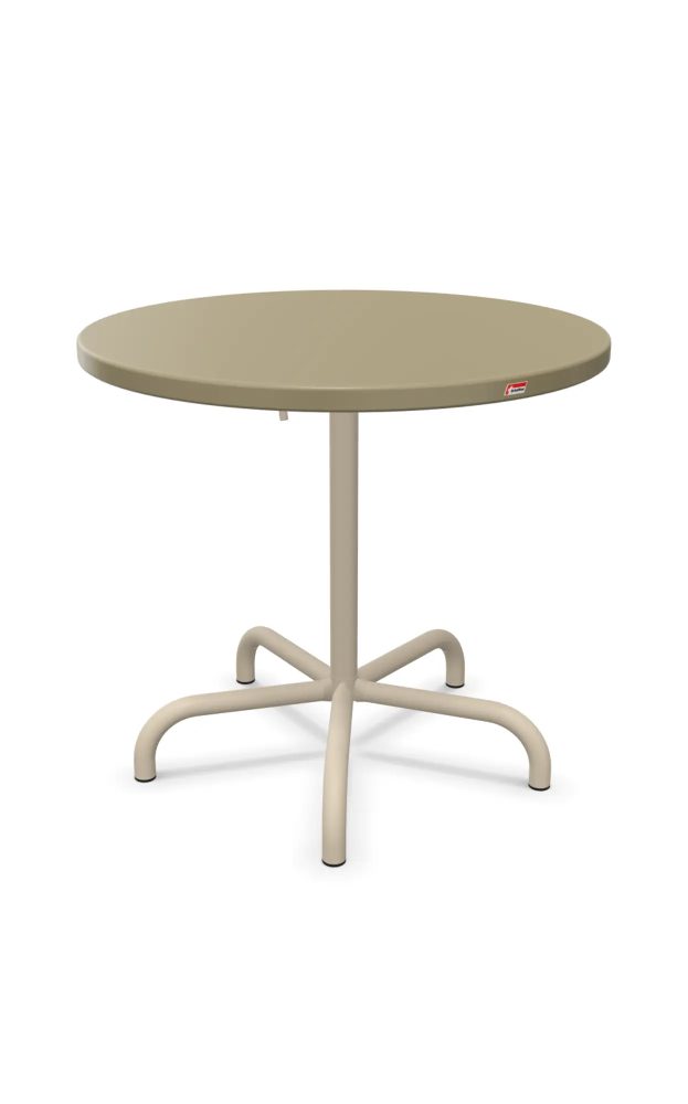 Schaffner Metall-Tisch Rigi Rund Beige | Schubiger Möbel