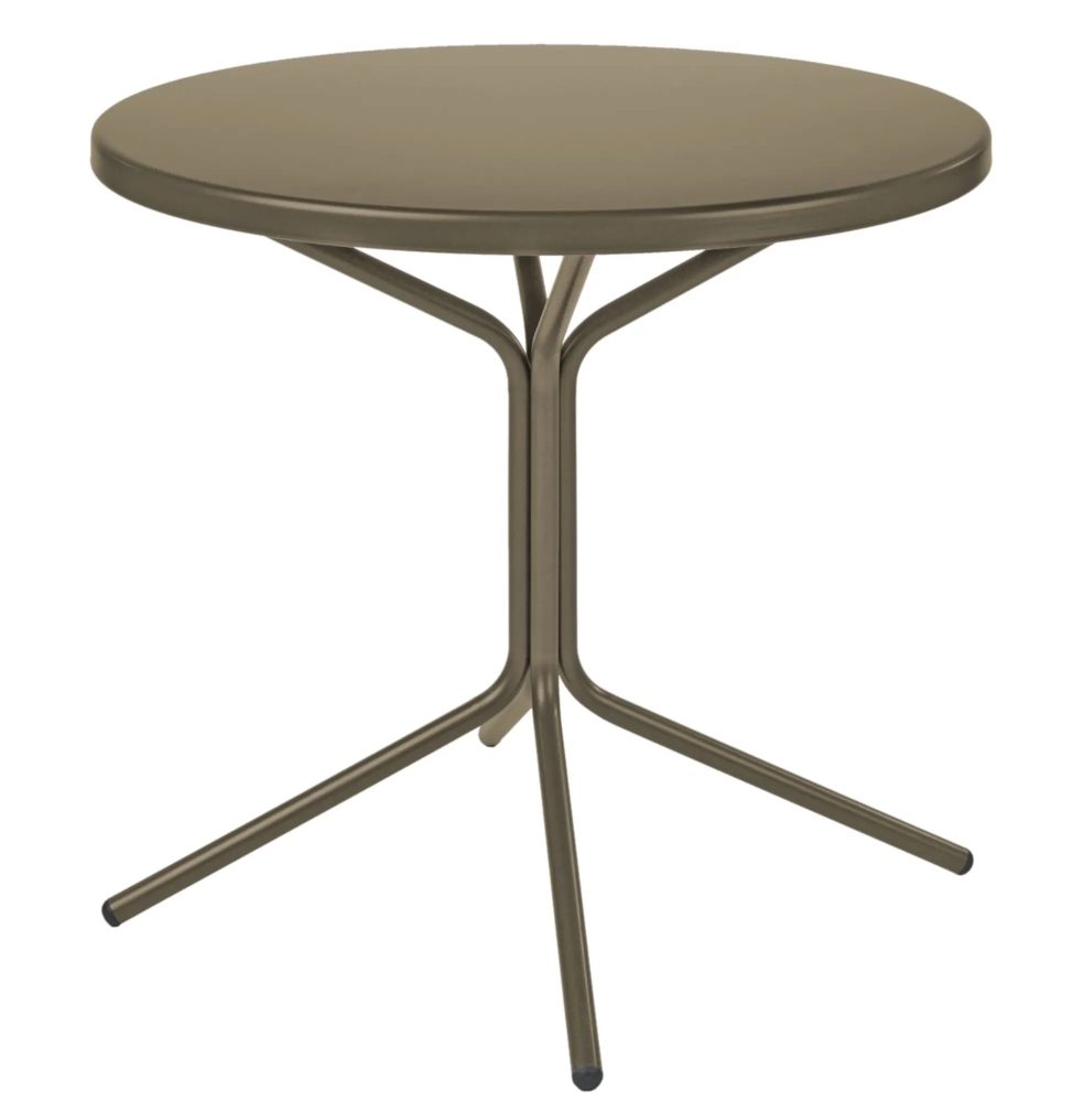 Schaffner Metall-Bistrotisch Pix Rund Beige | Schubiger Möbel
