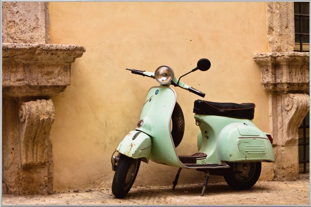 image LAND Bild mit Rahmen Dolce Vita! Italienischer Roller  | Schubiger Möbel