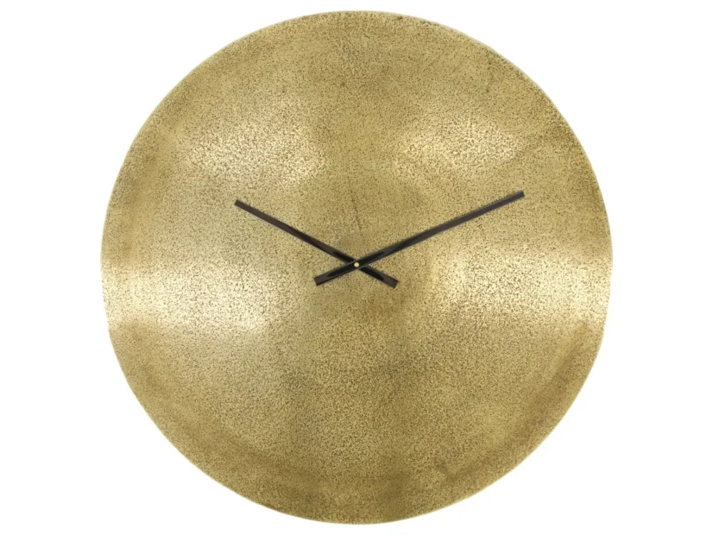 Decofinder Uhr Aurir, Aluminium, Antikmessing D: 58 cm  | Schubiger Möbel