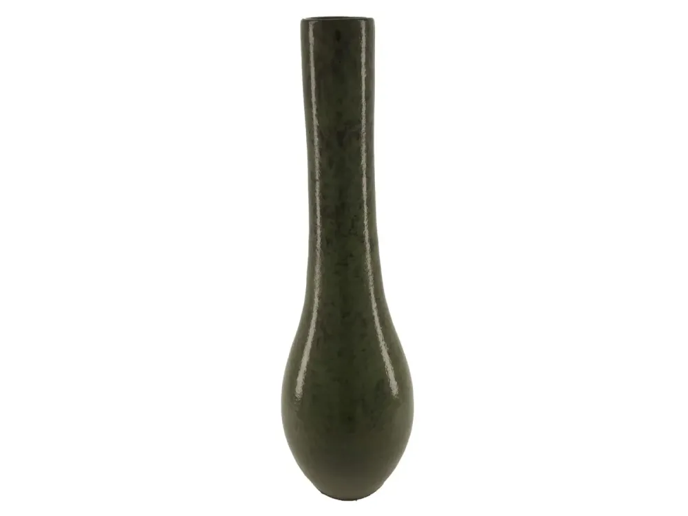 Decofinder Flasche Keramik Dunkelgrün H: 34 cm  | Schubiger Möbel