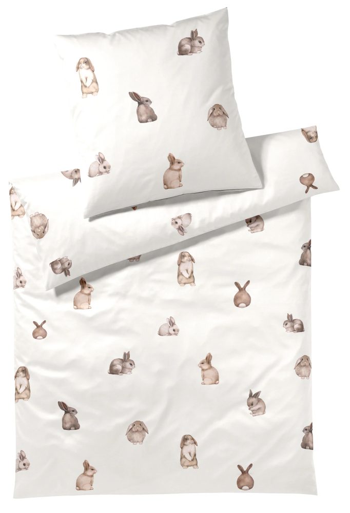Elegante Bettwäsche Bunnies Leinen  | Schubiger Möbel
