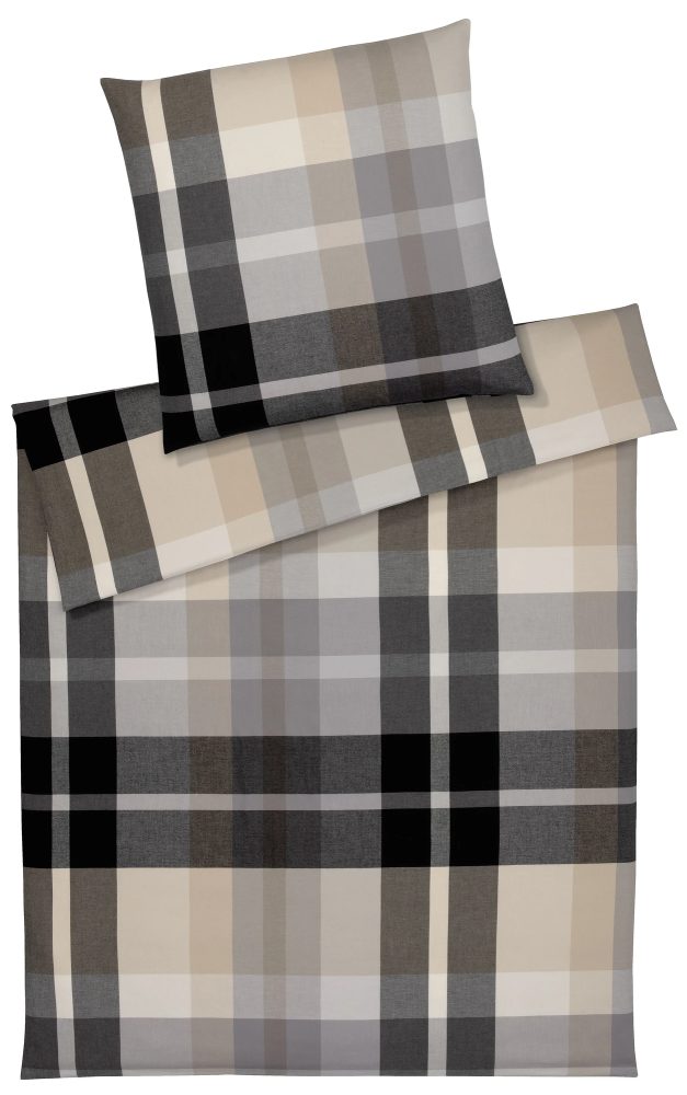 Elegante Bettwäsche Fitzgerald, Graphit  | Schubiger Möbel