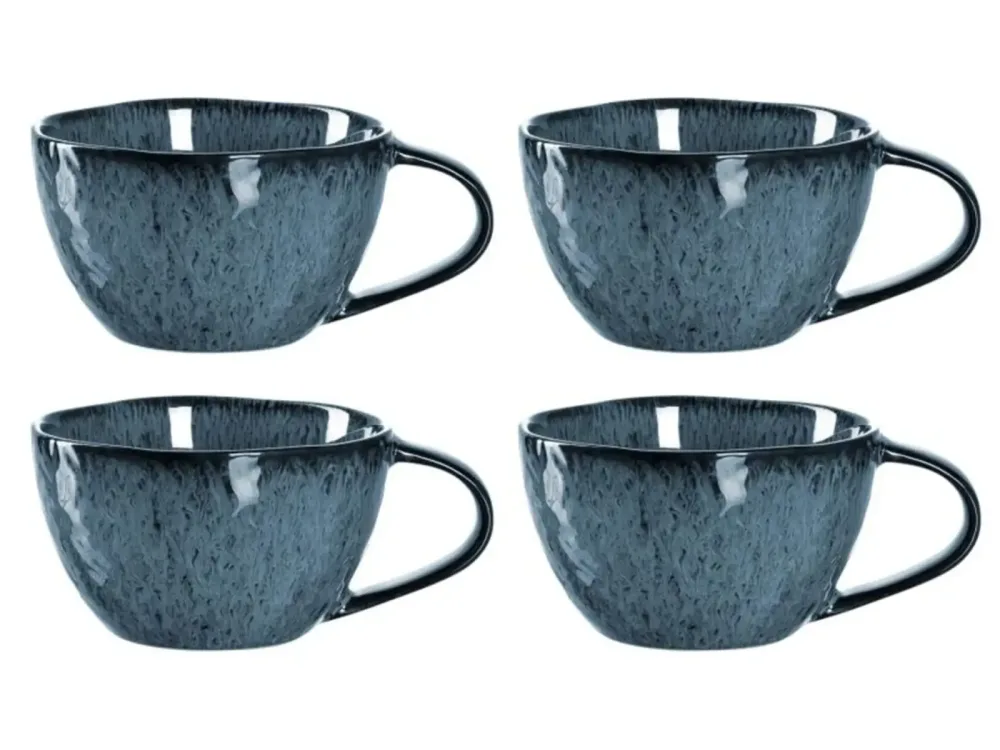 Alltron Kaffeetasse Matera Blau 290 ml, 4 Stück Blau | Schubiger Möbel
