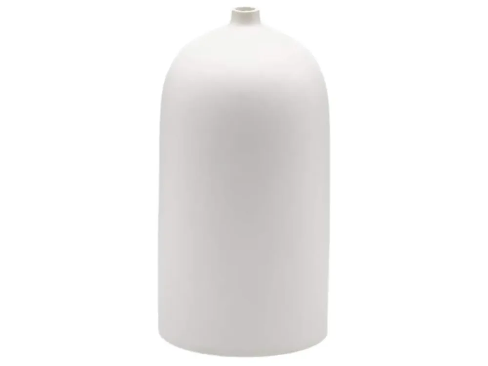 Edg Vase Mono Weiss H: 24 cm Weiss | Schubiger Möbel