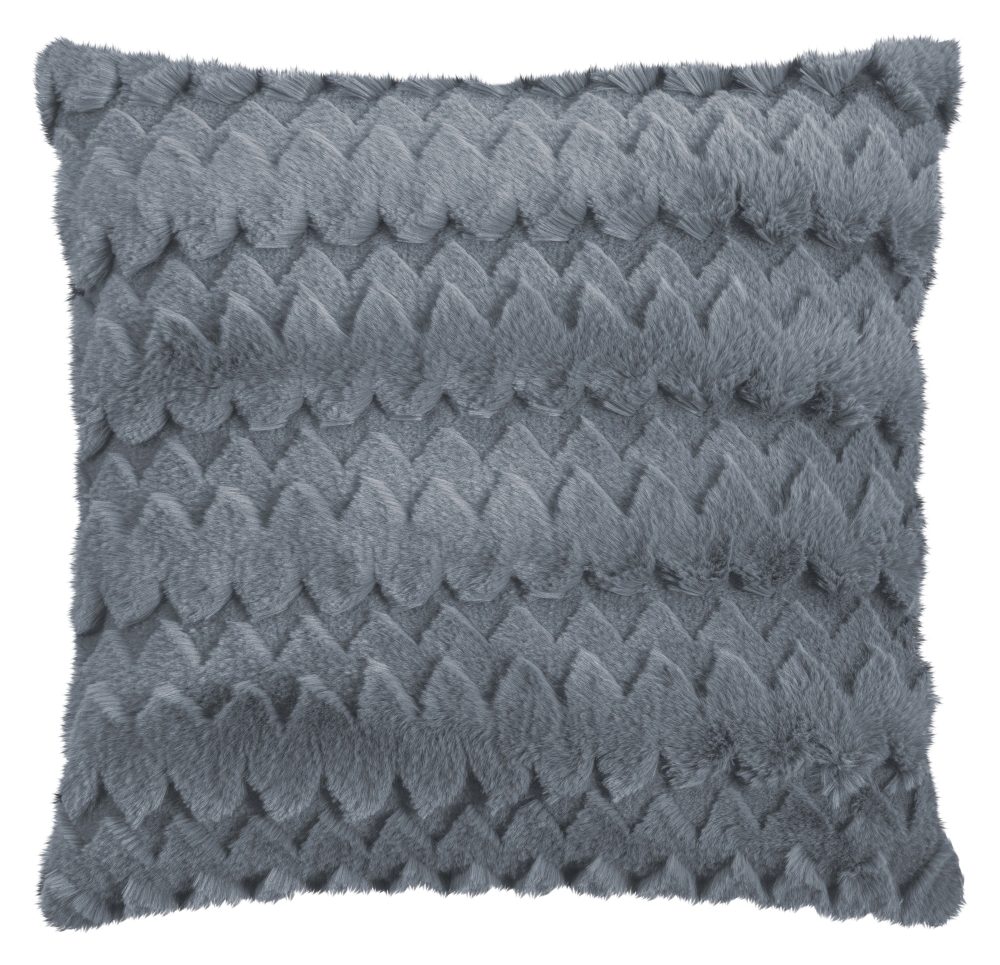 Magma Kissenhülle Plush, Mittelgrau  | Schubiger Möbel